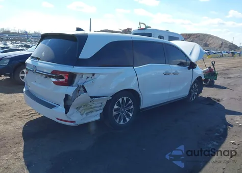 2023 Honda Odyssey Ex-L from USA, damaged, VIN 5FNRL6H60PB056011